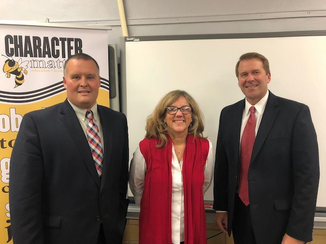 left to right Craig Hockenberry, Christine Poetter, and Jim Murphy 